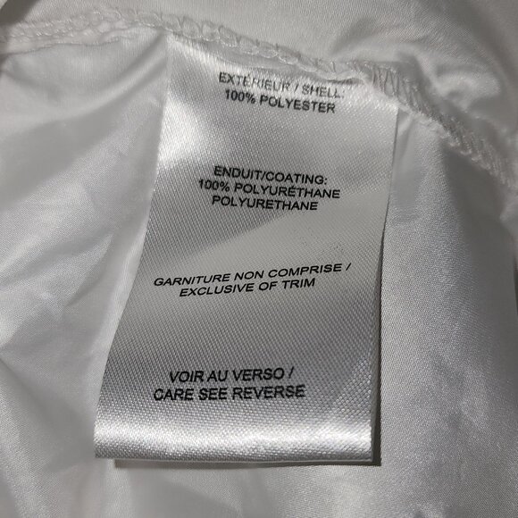 Womens Kyodan white & lime green full zip lightweight windbreaker size M - Picture 5 of 5